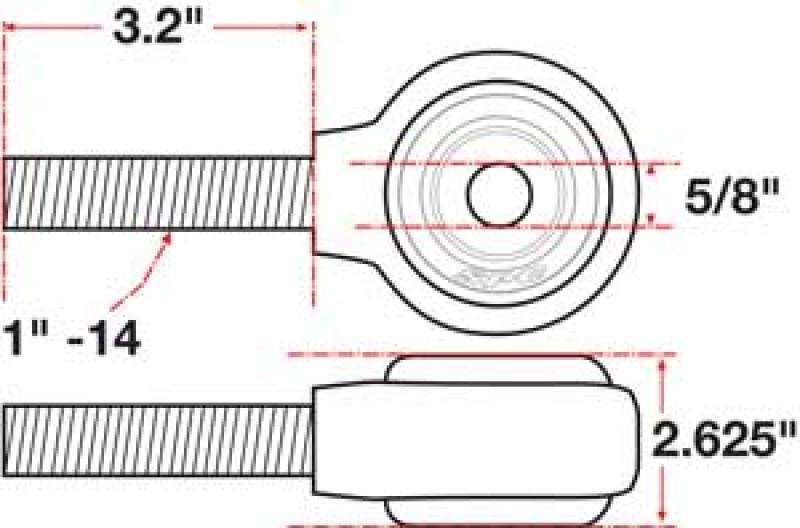 SPC Performance XAXIS Rod End Ball Joint 15737