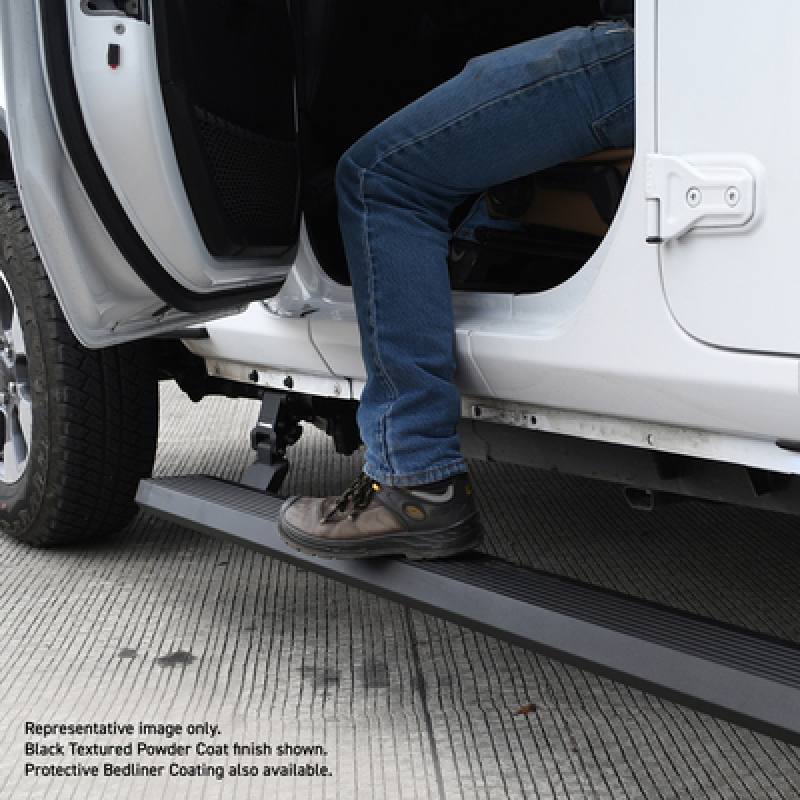 Go Rhino 20-23 Jeep Gladiator 4dr E-BOARD E1 Electric Running Board Kit - Bedliner Coating 20451687t image 13