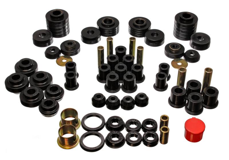 Energy Suspension 80-96 Ford F150 Std/Extra Cab Pickup Black Hyper-Flex Master Bushing Set 4.18101g image 3