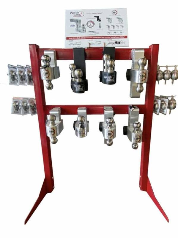 Weigh Safe Large POP Display Stand - Red WSPOP-XL