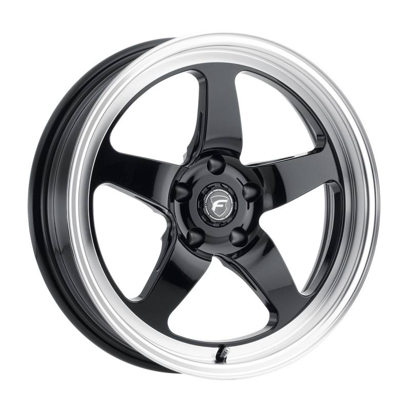 Forgestar D5 18x9.0 / 5x114.3 BP / ET22 / 5.9in BS Gloss Black Wheel f09189067p22