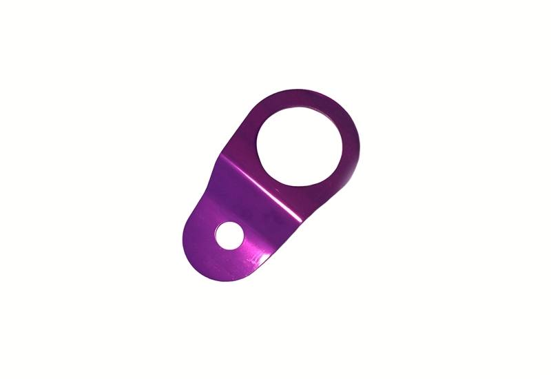 Torque Solution Radiator Mount with Insert (Purple) : Mitsubishi Evolution 7/8/9 ts-ev-013i