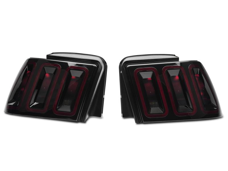 Raxiom 99-04 Ford Mustang Excluding 99-01 Cobra Icon LED Tail Lights- Black Housing (Smoked Lens) 100807 image 13