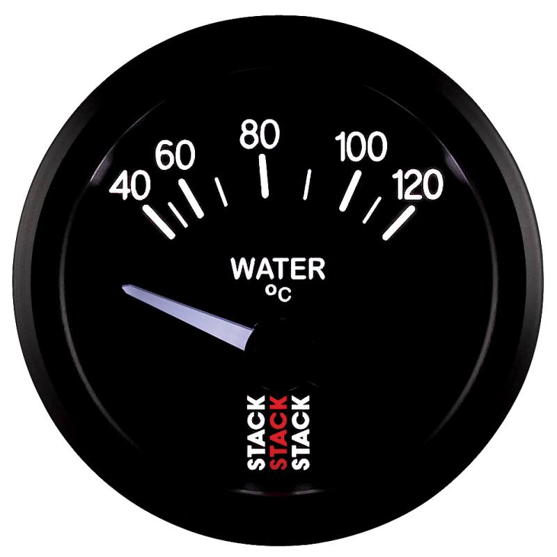 Autometer 52mm Stack Instruments 40-120 Degree C Electric Water Temperature Gauge - Black ST3207 image 4