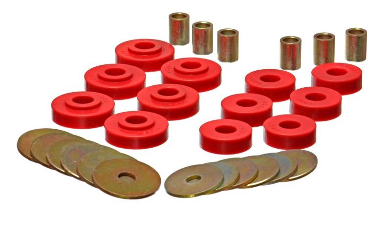 Energy Suspension GM Corvette Red Body Mount Set 3.4102r image 2