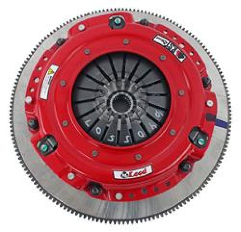 McLeod RST Twin Disc Clutch Kit Steel Flywheel 6-Bolt LS Motor 6405507