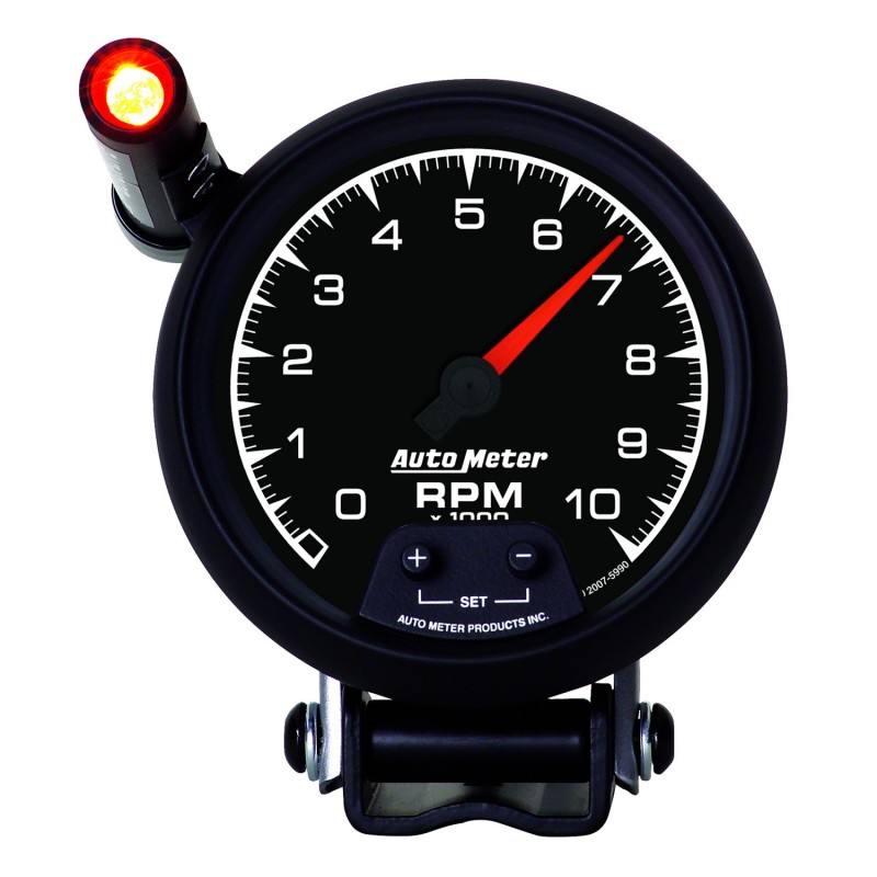 Autometer ES 3-3/4in TACH Mini-Monster 10000 RPM IN-DASH 5990 image 2