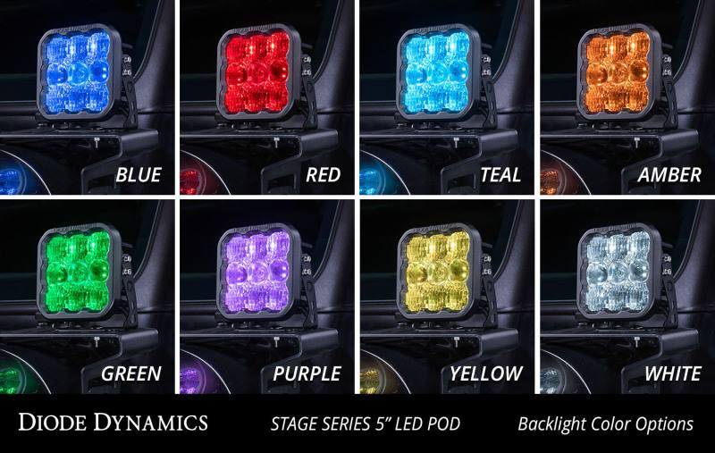 Diode Dynamics SS5 LED Pod Sport - White Flood (Pair) dd6770p image 9
