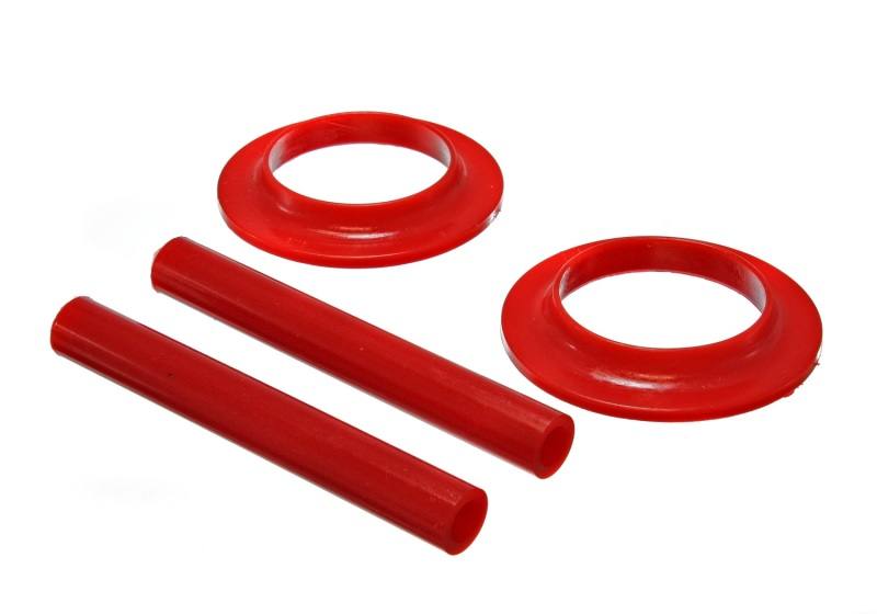 Energy Suspension Gm Spring Isolator Set - Red 9.6102r image 2