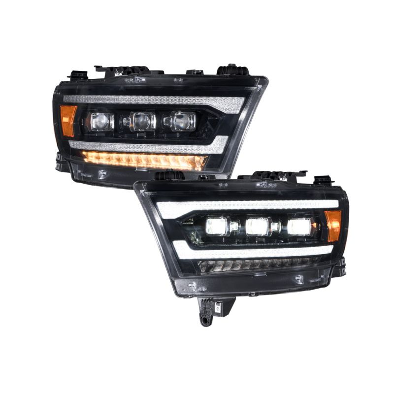 Form Lighting 2019-2024 Ram 1500 Sequential LED Projector Headlights (Pair) FL0015