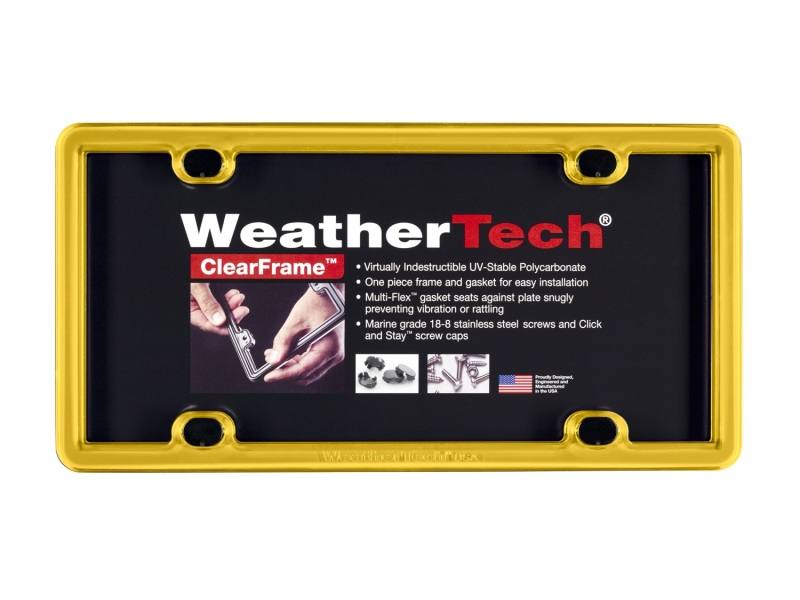 WeatherTech ClearFrame - Golden Yellow 8alpcf17 image 2