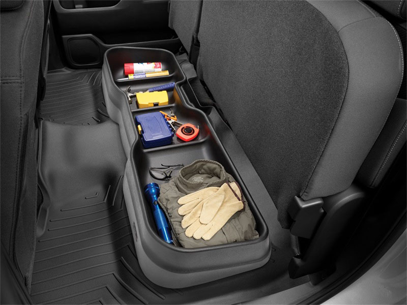 WeatherTech Under Seat Storage System for 1999-2016 Ford F-250/F-350/F-450/F-550 SuperCab (Extended Cab)
