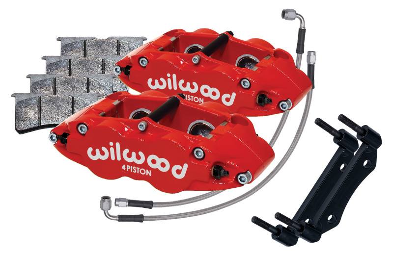 Wilwood 69-83 Porsche 911 Front Superlite Caliper Kit 3.5in MT - Red 14016675r