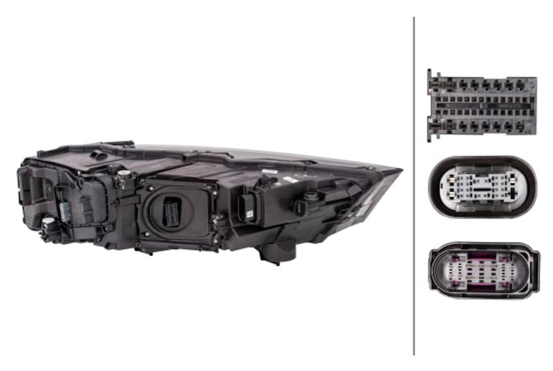 Hella 2017-2019 Audi Q7 Headlight Assembly 354841091