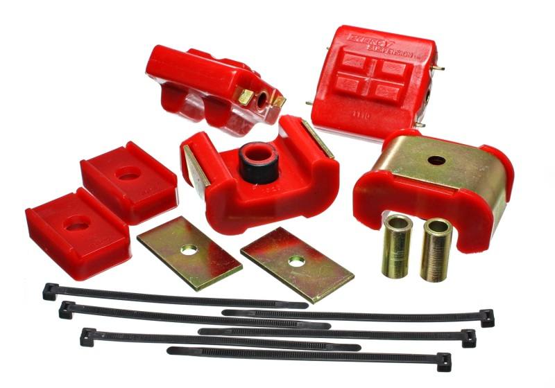 Energy Suspension Gm Complete Engine & Trans Mnt - Red 3.1126r