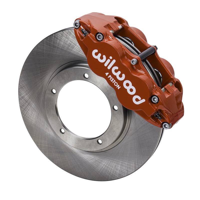 Wilwood 69-83 Porsche 911 Front Superlite Brake Kit 3.5in MT Plain Face - Red 14016679r