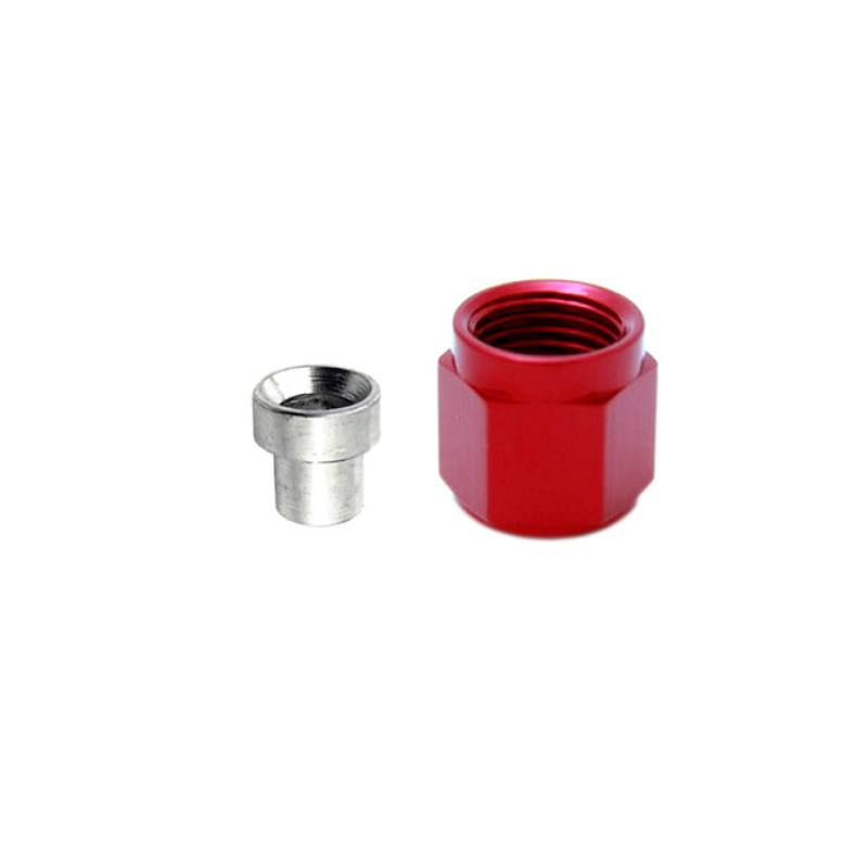 Nitrous Express 3AN B-Nut & Sleeve - Red 80091 image 2