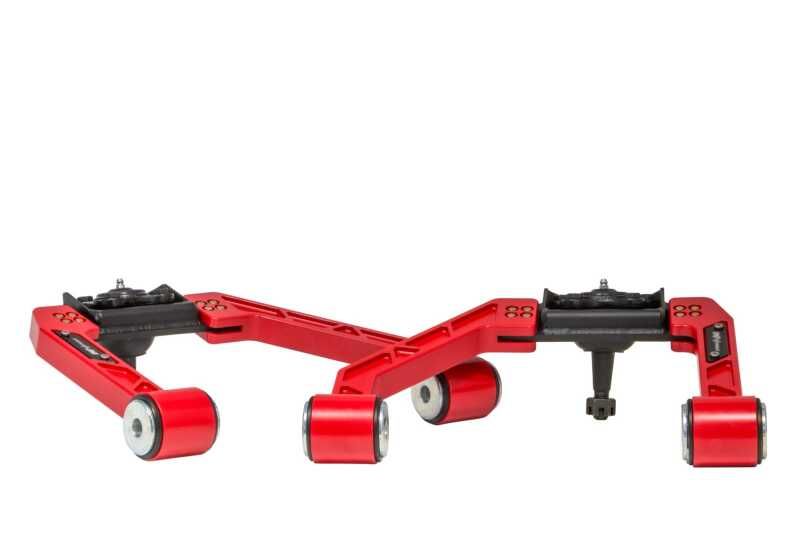 UMI Performance 15-25 Ford F-150 Adjustable Upper A-Arm Kit - Red 6565-R image 3
