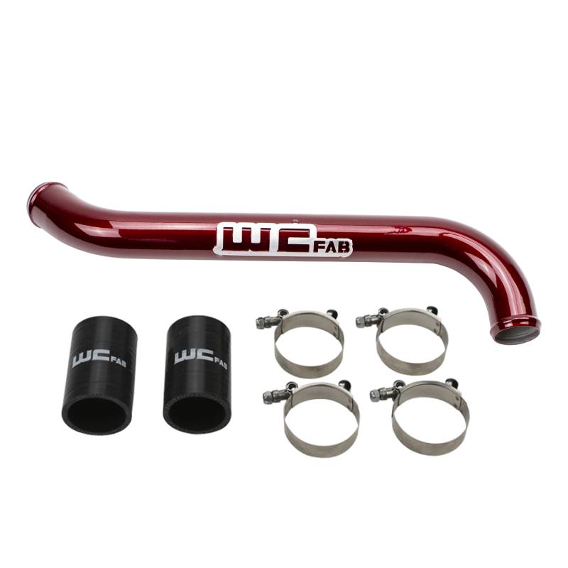 Wehrli 11-16 Duramax LML Upper Coolant Pipe - Bengal Silver wcf100696bs