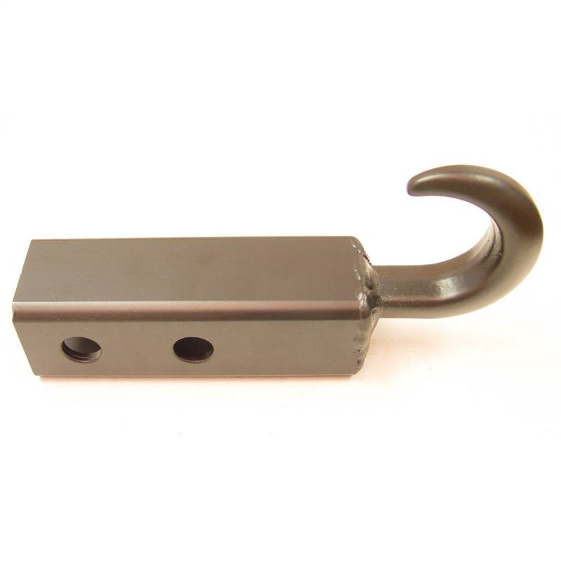Rugged Ridge 2in Black Tow Hook Receiver 11237.01 image 2