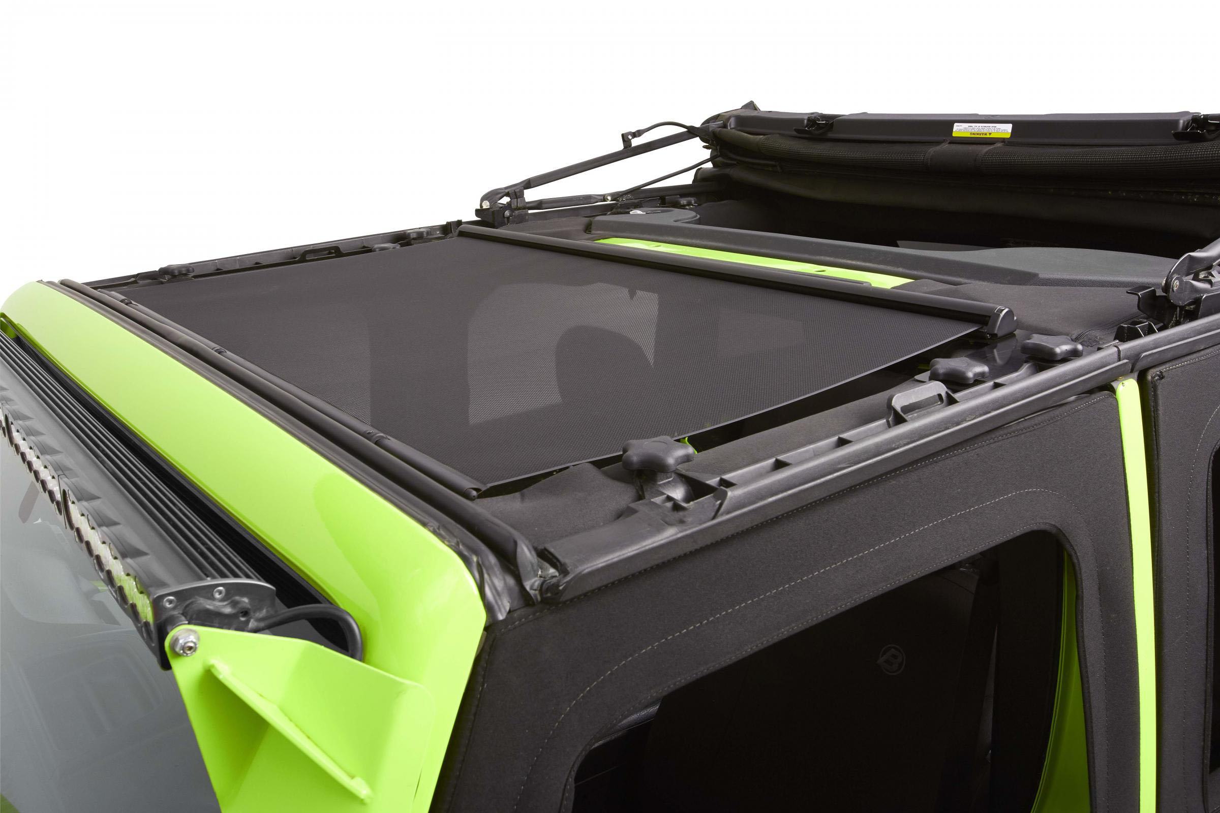 The SunScreen For Jeep 07-18 Wrangler JK (For Soft Top) Mesh Bestop 5240511 image 2