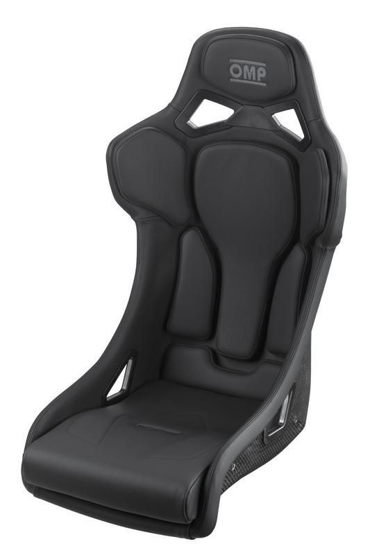 OMP RT Carbon Seat - Leather & Alcantara Black (FIA 8855-1999) HA0-0831-A02-071