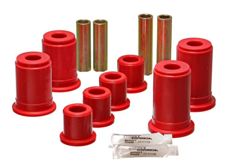 Energy Suspension Gm Front Control Arm Set - Red 3.3186r image 2