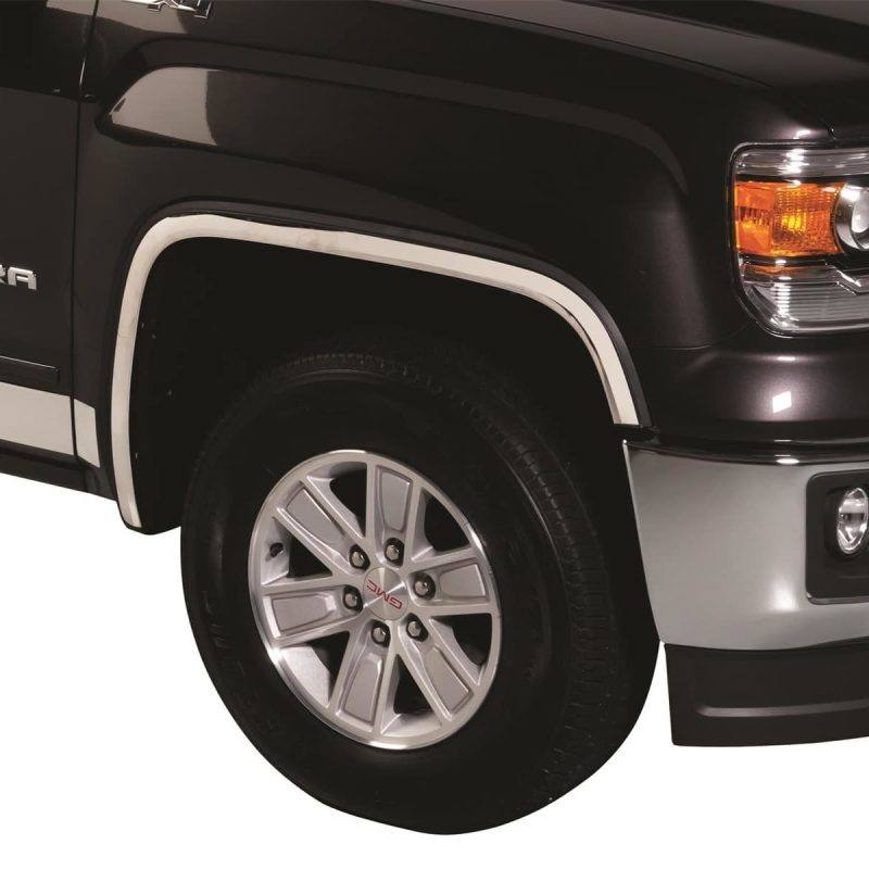 Putco 14-15 GMC Sierra LD - Full (Replaces or Fits on top of the OEM Fender trim) SS Fender Trim 97292