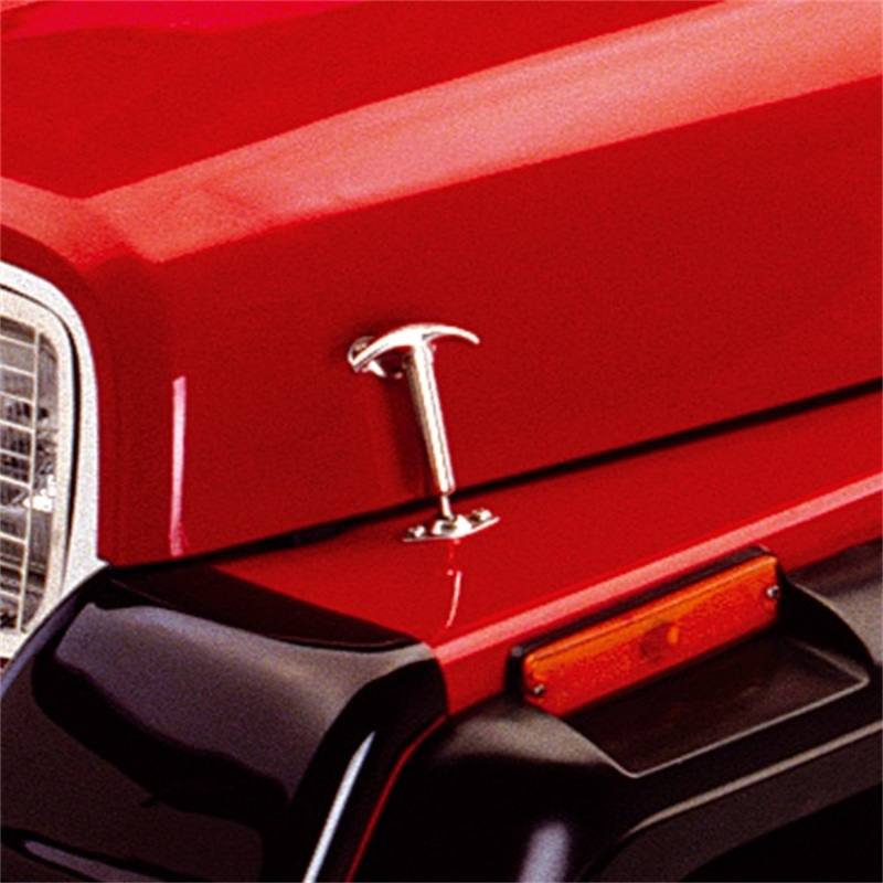Rugged Ridge 41-95 Jeep CJ / Jeep Wrangler Hood Catch Kit Stainless 11116.01 image 3
