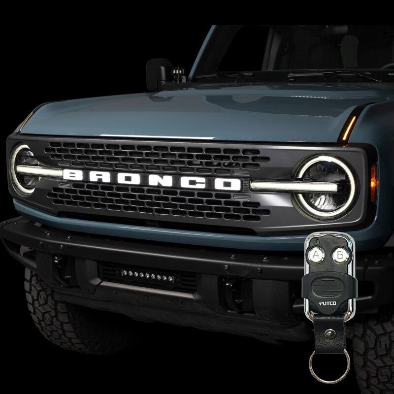 Putco 22-24 Ford Bronco Luminix DRL LED Light Hood Limb Riser (Factory Hood Side Hinge Replacments) 50001 image 4