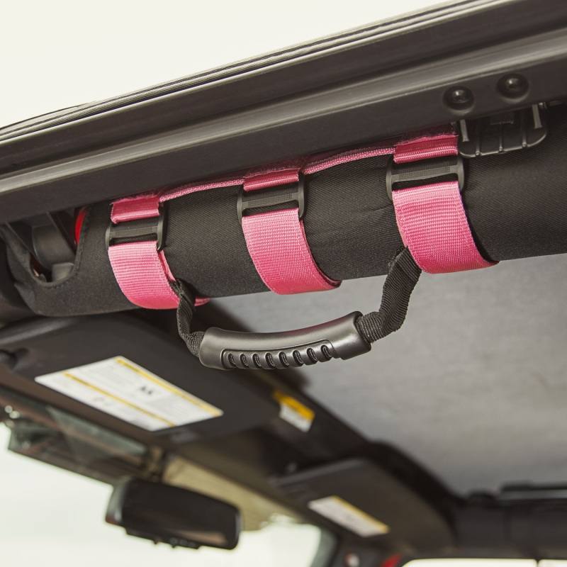 Rugged Ridge Ultimate Grab Handles Pink 55-20 CJ/Jeep Wrangler /JT 13505.01 image 6