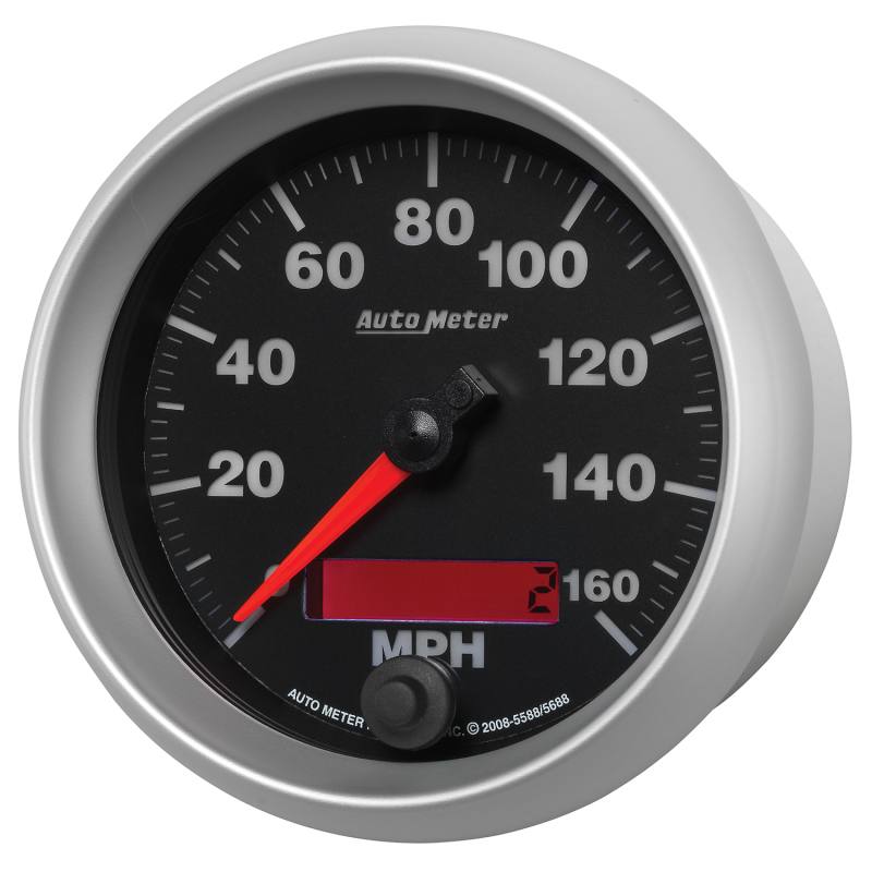Autometer Electric Programmable 85.7mm Speedometer 160MPH 5688 image 2