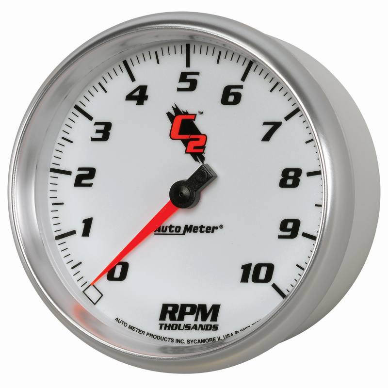 Autometer C2 5 inch 10000 RPM In-Dash Tachometer 7298 image 2