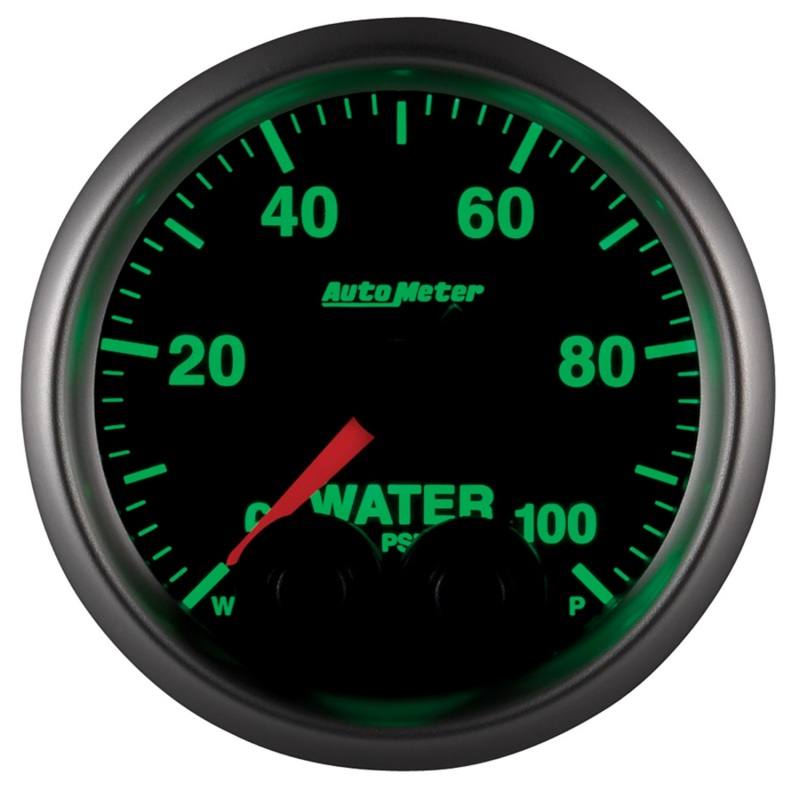 AutoMeter 2-1/16 E/S Water Press. Gauge - 0-100psi 5668 image 4