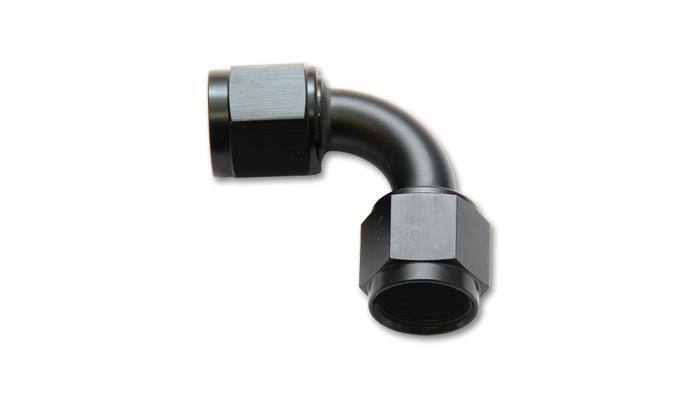 Vibrant -4AN Female 90 Degree Union Adapter (AN to AN) - Anodized Black Only 10731 image 5