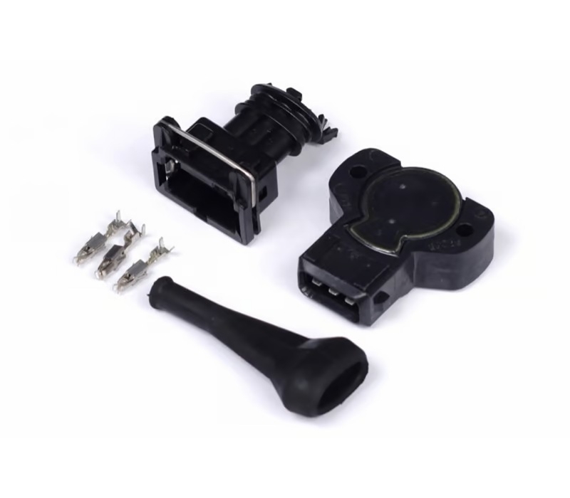 Haltech Throttle Position Sensor (Black / CCW Rotation / 8mm D-Shaft)