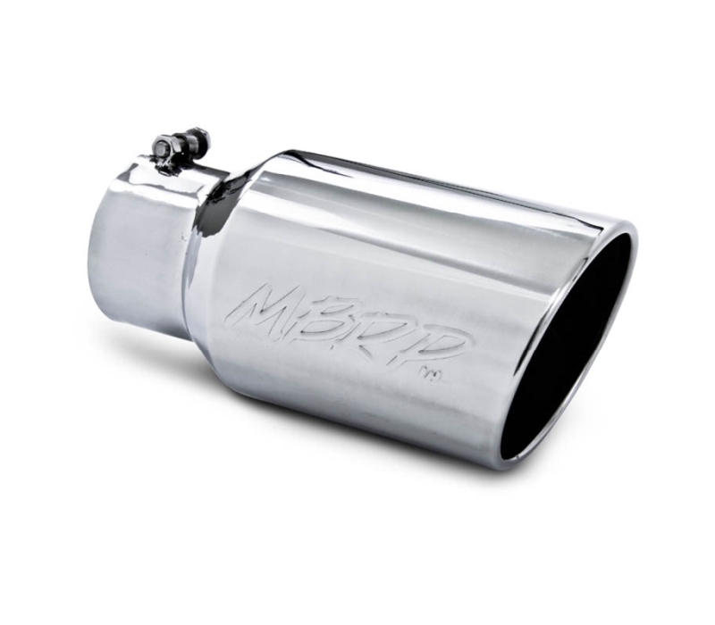 MBRP Universal Tip 6 O.D. Angled Rolled End 4 inlet 12 length