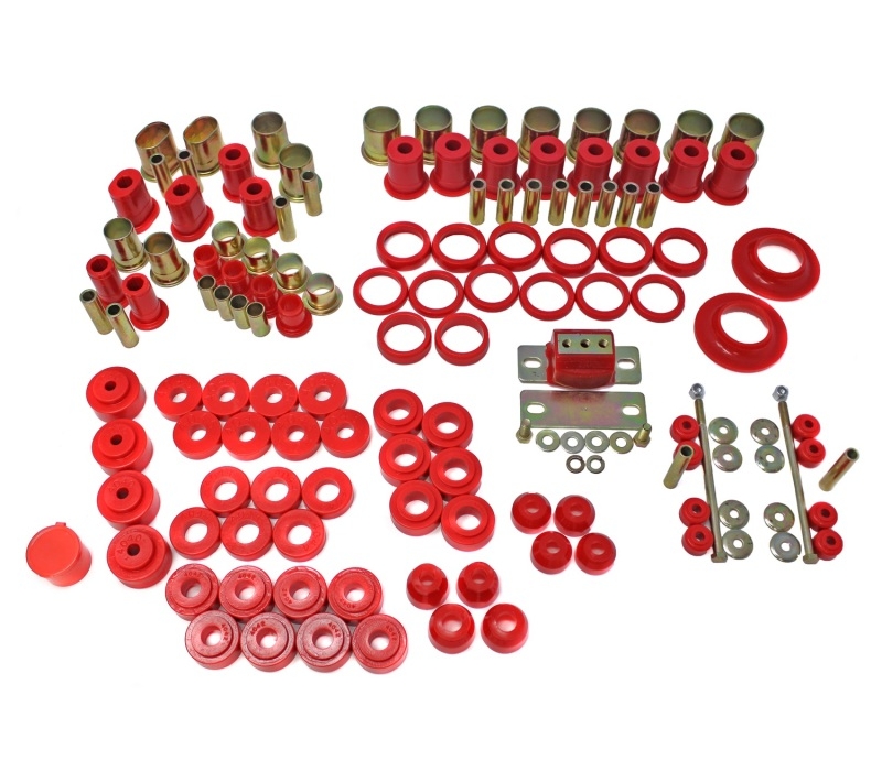 Energy Suspension 66-72 Chevelle Red Hyper-flex Master Bushing Set