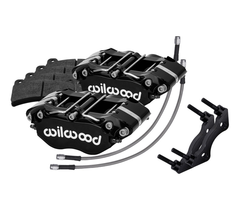 Wilwood 69-83 Porsche 911 Rear Dynapro Caliper Kit 3in MT - Black