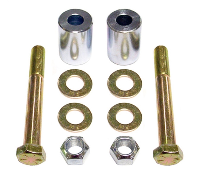 RockJock JK Shock Mount Relocation Kit Rear Lower w/ Hardware Pair