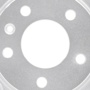 R1 13-25 Cadillac ATS Front Right Drilled & Slotted Silver Brake Rotor