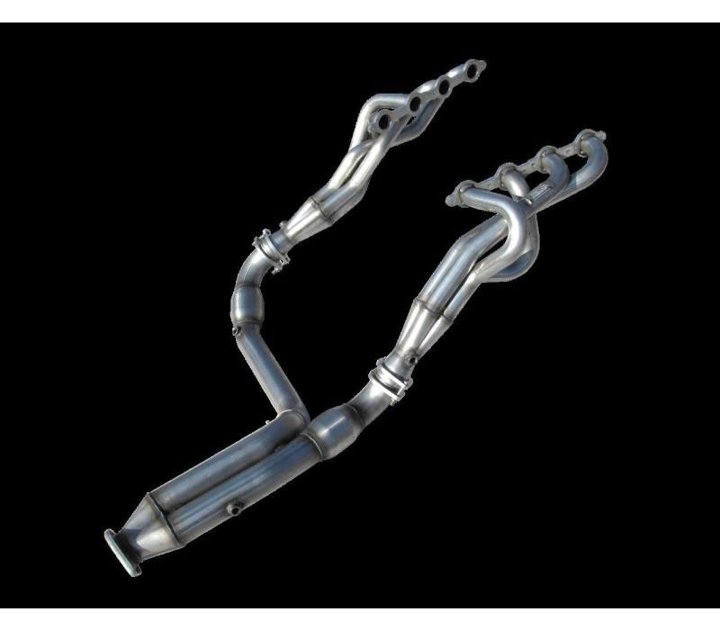 American Racing Headers GM TRUCK 5.3L/4.8L Long System With Cats: Header 1-3/4in X 3in, 3in Y-Pipe WITH CATS