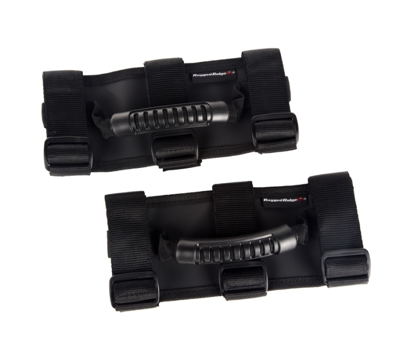 Rugged Ridge Ultimate Grab Handles Black 55-20 CJ/Jeep Wrangler /JT