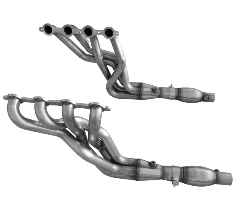 American Racing Headers Camaro V8 LS3/L99/ZL1/1LE Short System With Cats: 1-7/8in x 3in Header, 3in Short Connection Pipes With Cats (ARH System to Stock or Aftermarket CTBK)