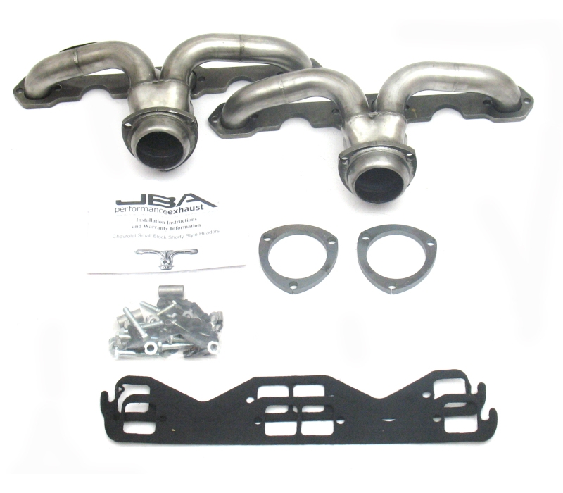 JBA 57-74 Chevrolet Corvette 265-400 SBC 1-5/8in Primary Raw 409 Tight Tuck Header