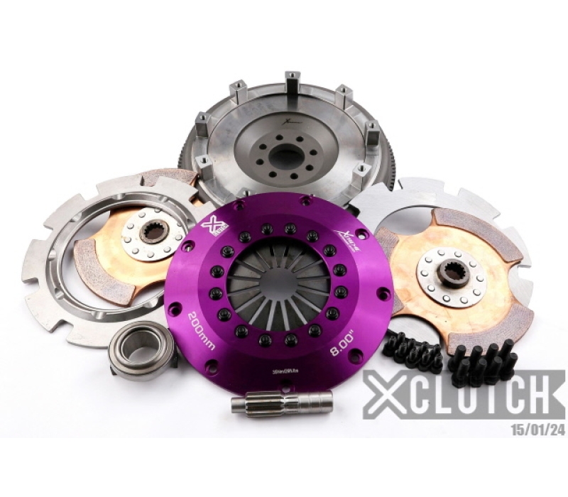XClutch 02-06 Mini Cooper S 1.6L 8in Twin Solid Ceramic Clutch Kit