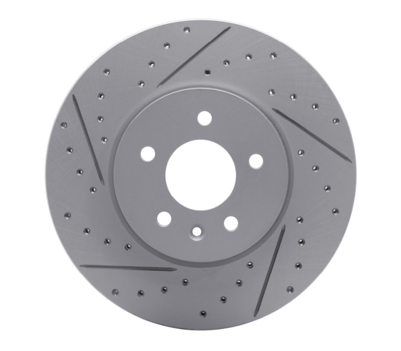 R1 13-25 Cadillac Ats Front Right Drilled & Slotted Geo-Carbon Rotor