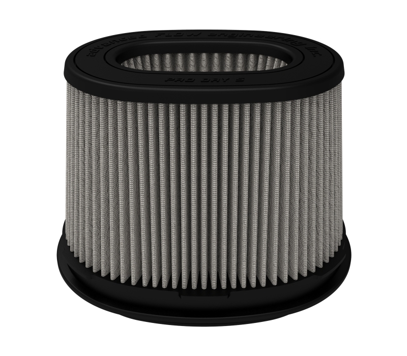aFe Momentum Pro DRY S Univ Air Filter 6-3/4 x 4-3/4in F x 8-1/4 x 6-1/4in B x 7-1/4 x 5in T x 6in H