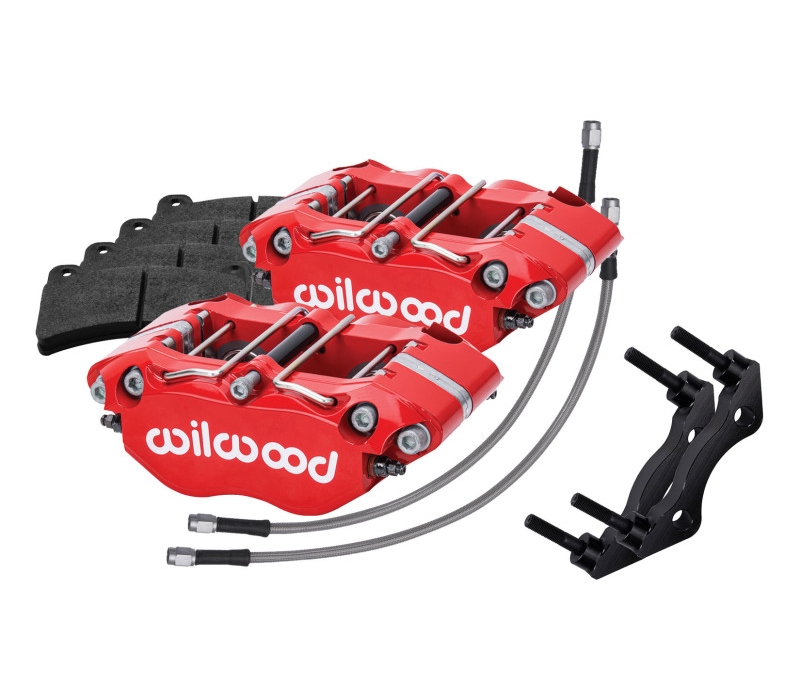 Wilwood 69-83 Porsche 911 Rear Dynapro Caliper Kit 3in MT - Red