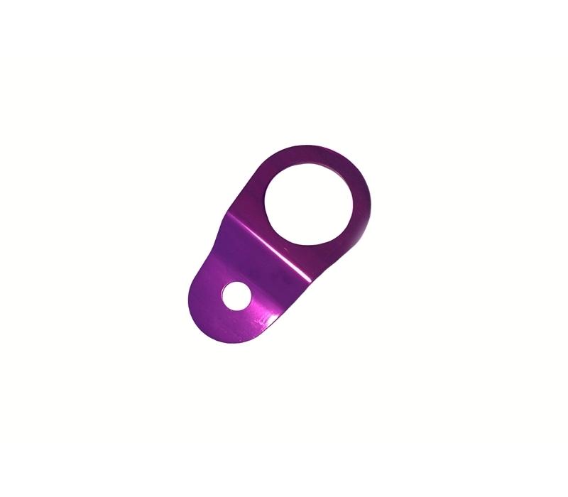 Torque Solution Radiator Mount with Insert (Purple) : Mitsubishi Evolution 7/8/9